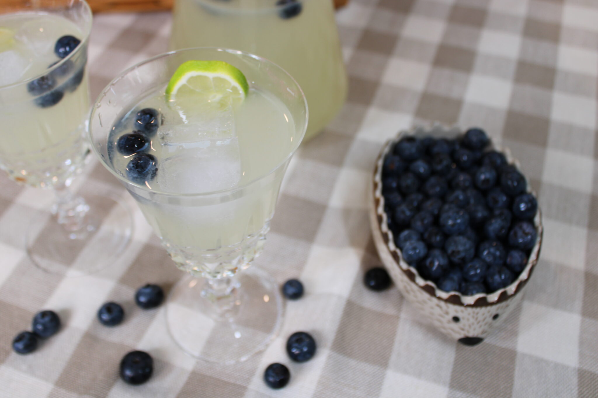 summer blueberry drink