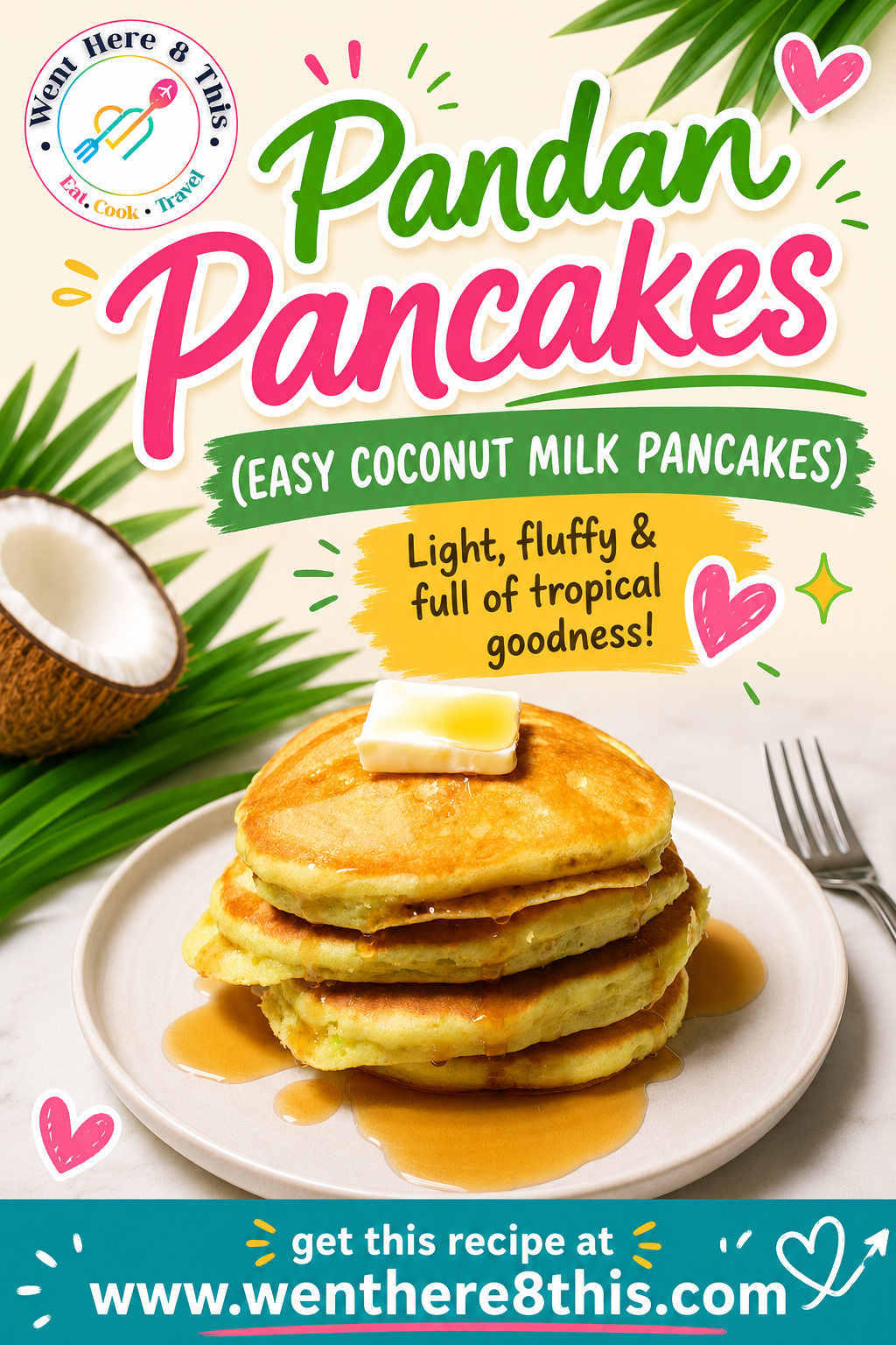 Pandan Pancakes