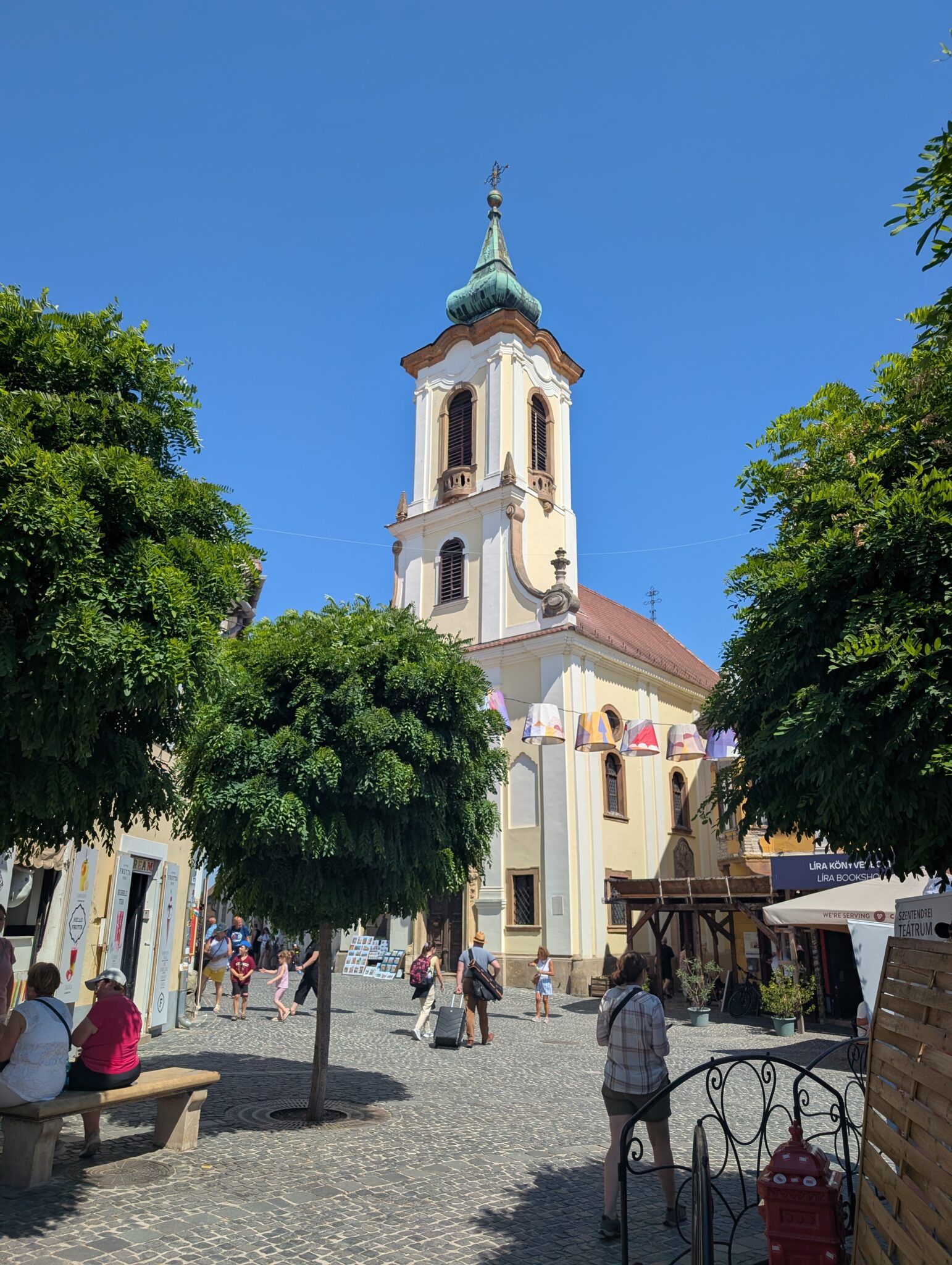 Annunciation Church also known as the Blagovestenska Church located in the main square (Fő tér) of Szentendre