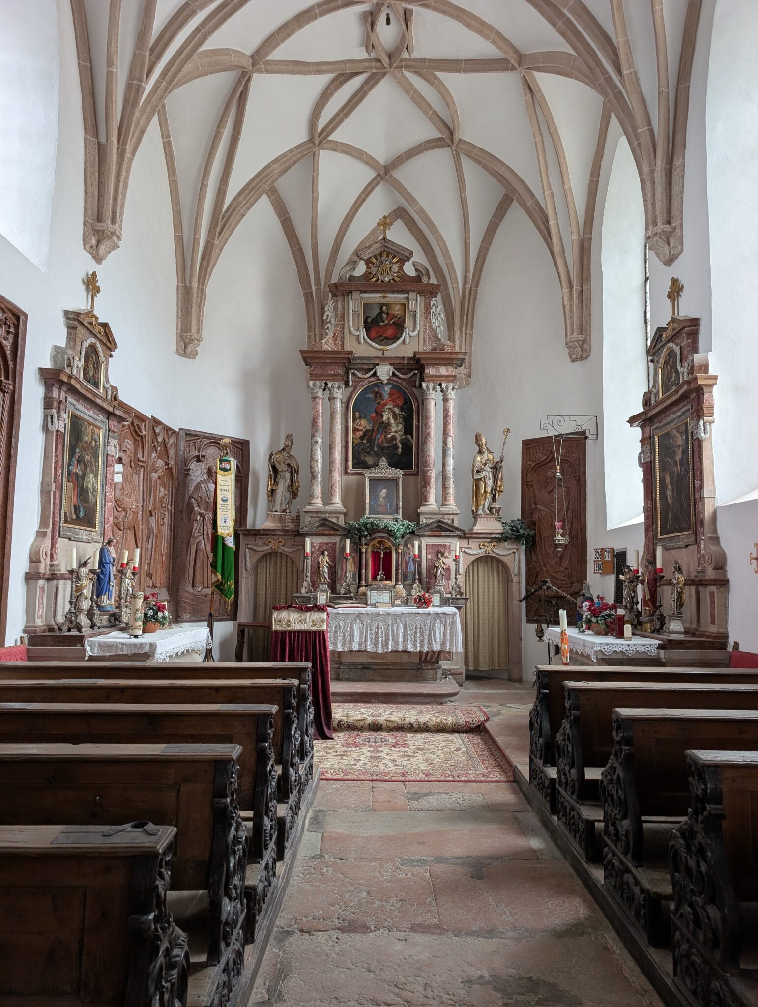 Interior of St. George's Church (St. Georgs Kirche) inside Hohensalzburg Fortress