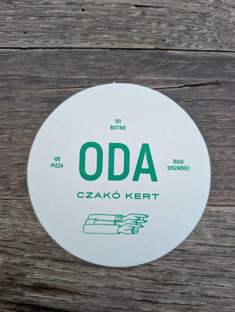 ODA, a restaurant located in the Czakó kert garden in Budapest, Hungary