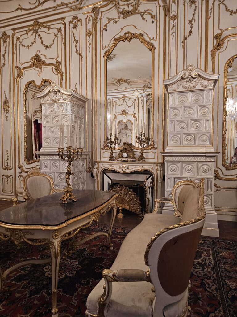 This room is part of the Imperial Apartments within the Sisi Museum located within the historic Hofburg imperial complex