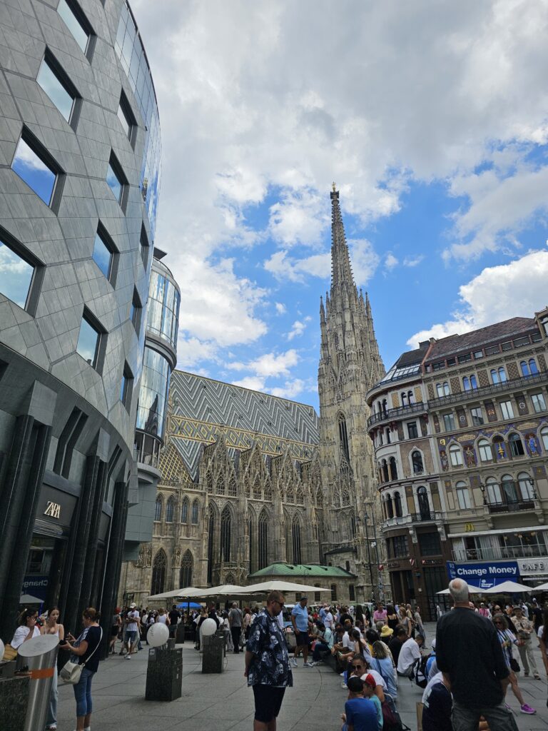 St. Stephen's Cathedral (Stephansdom), pictured from Stephansplatz.