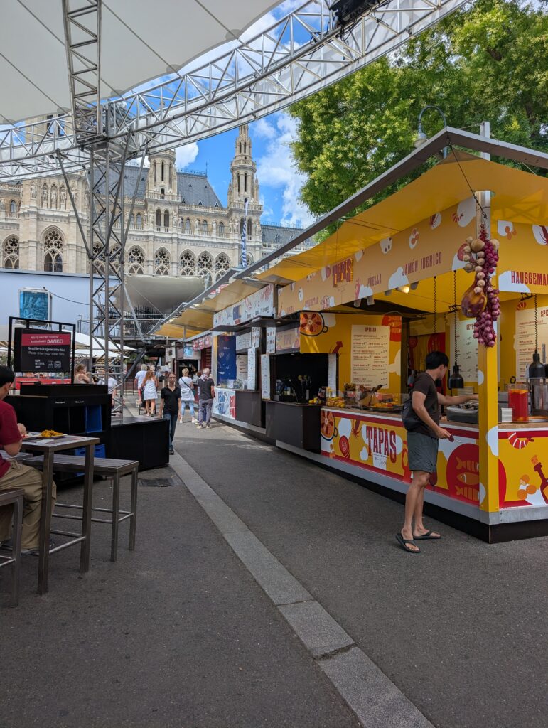 Tapas street vendor