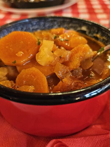 Vega Goulash Soup at Retro Goulash House