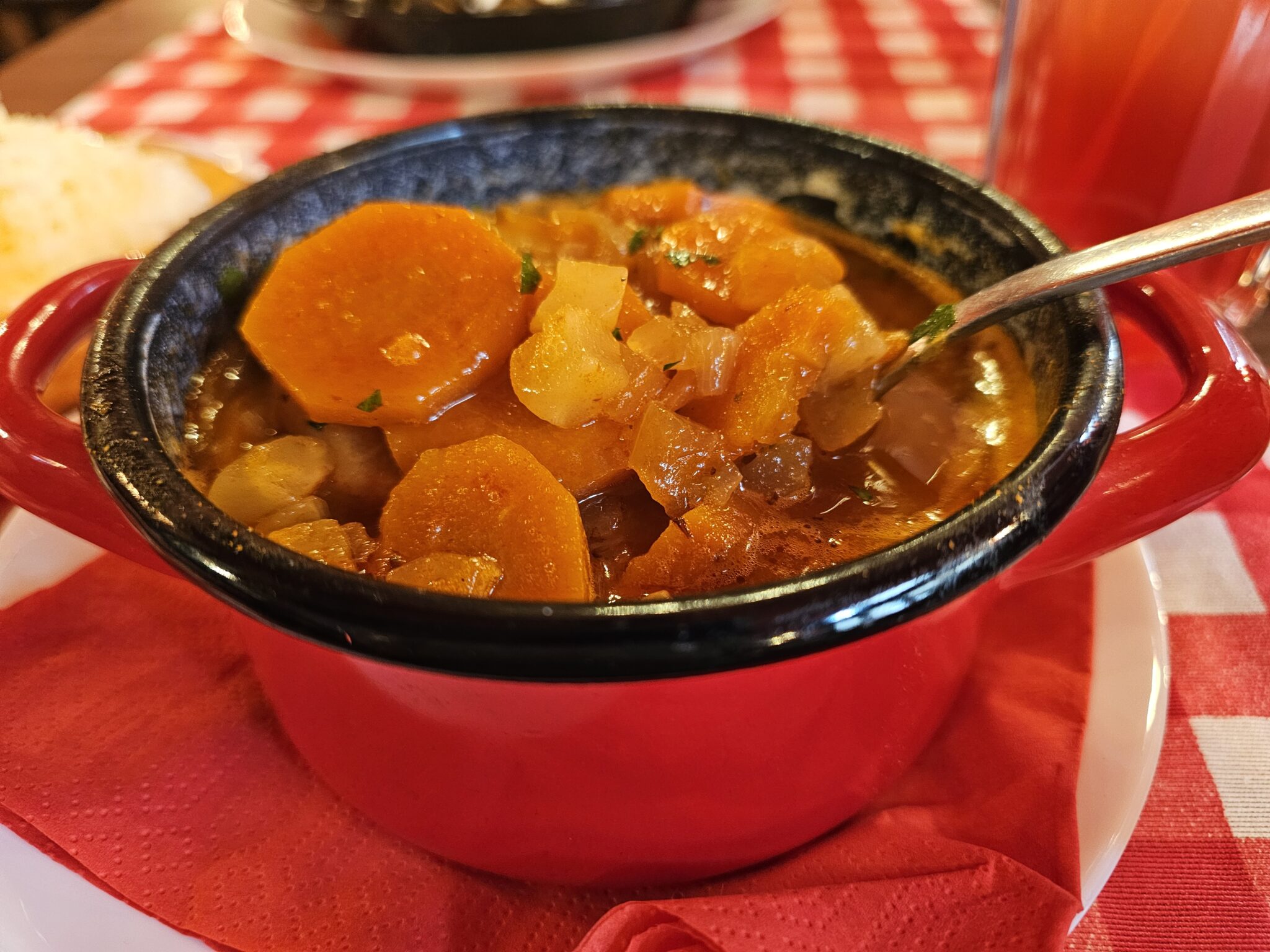 Vega Goulash Soup at Retro Goulash House