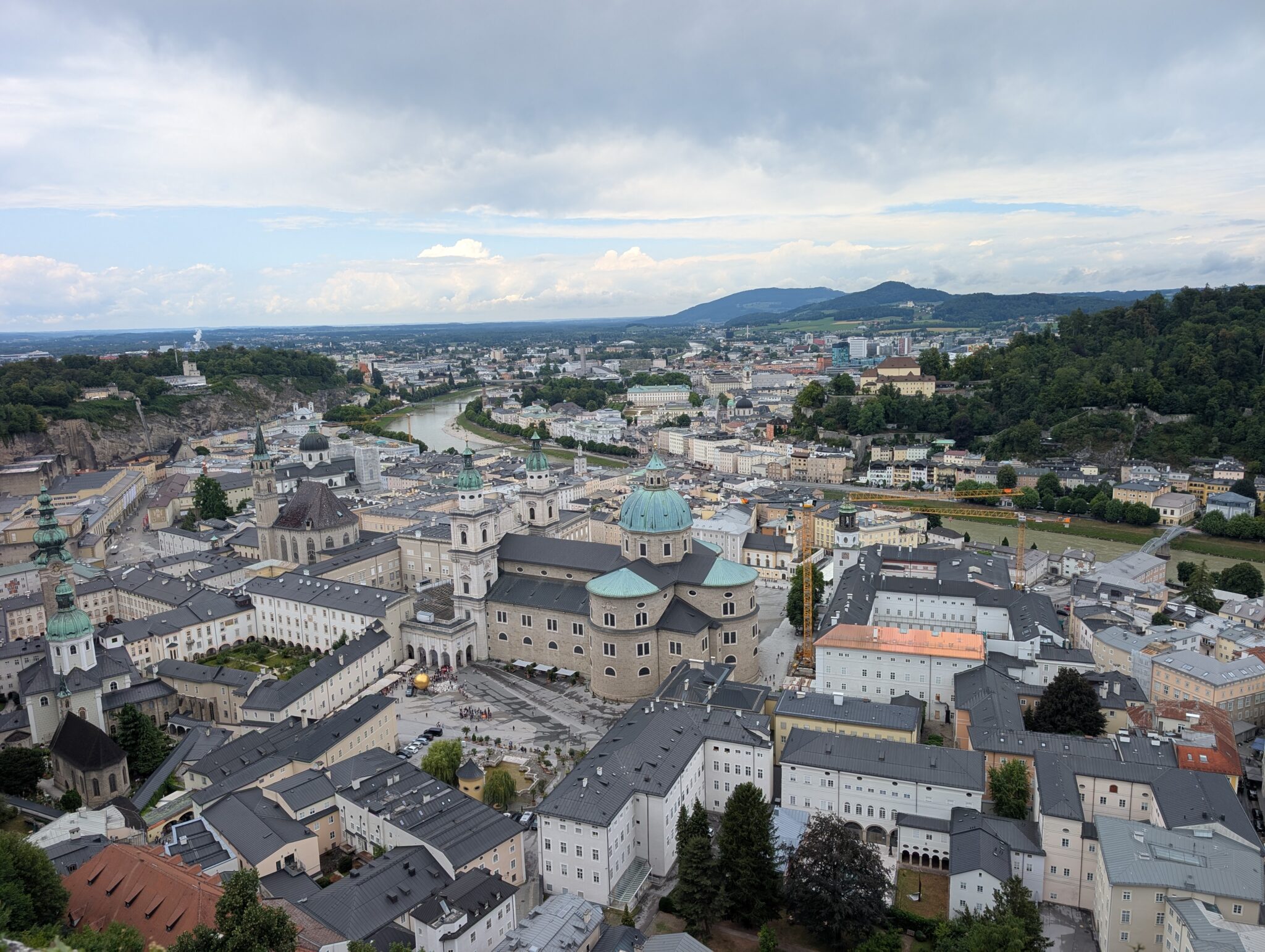View from atop the tower in the fortress