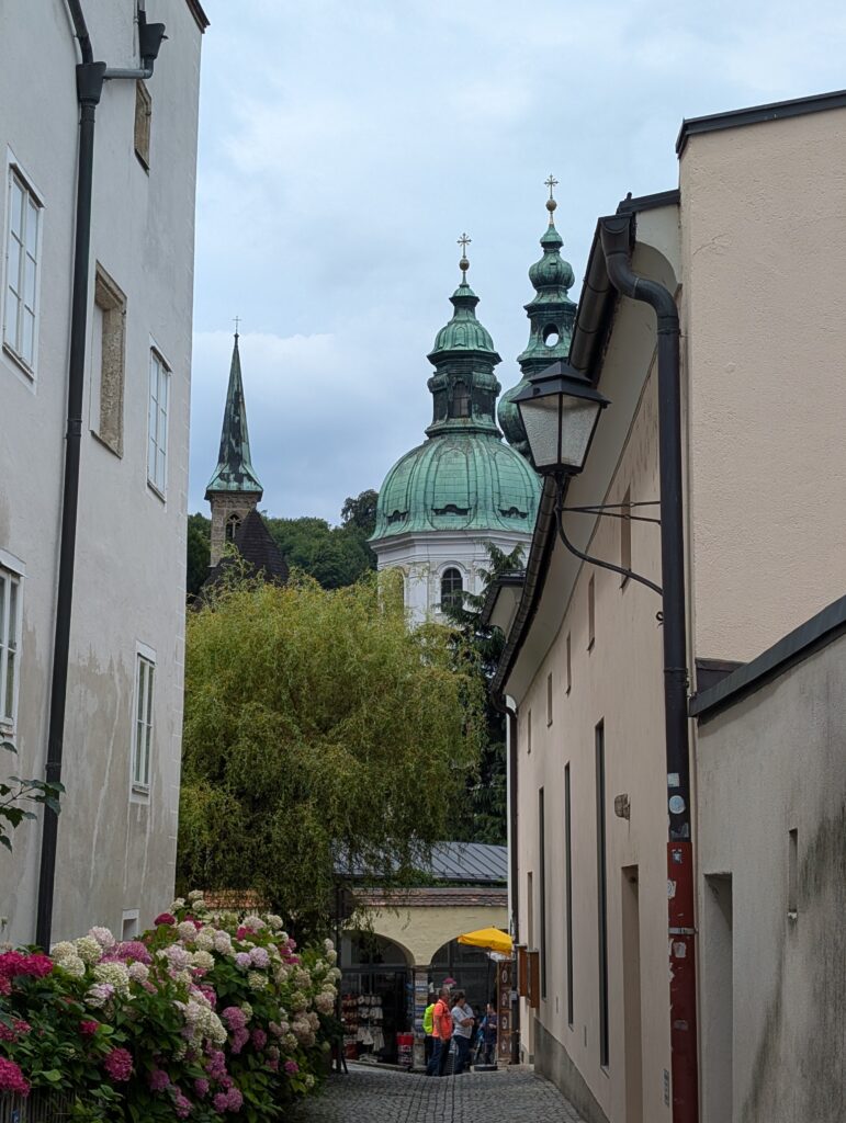 Alleyway in old town Salzburg
