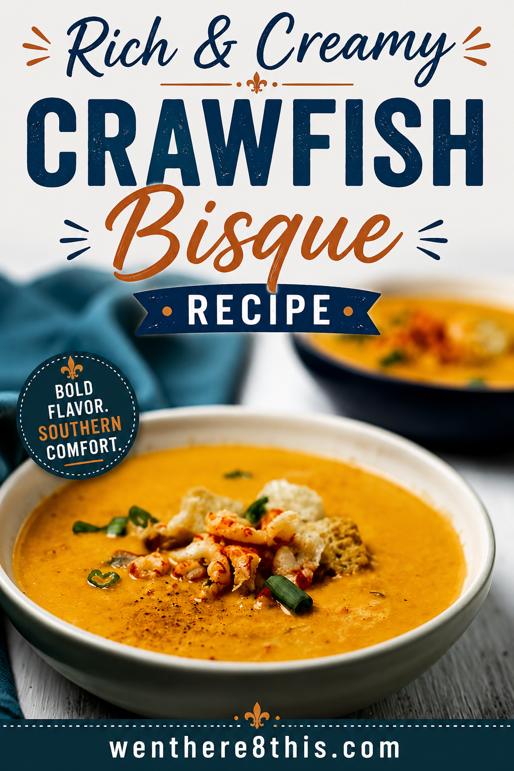 Crawfish Bisque Recipe with Cream and Cajun Seasoning