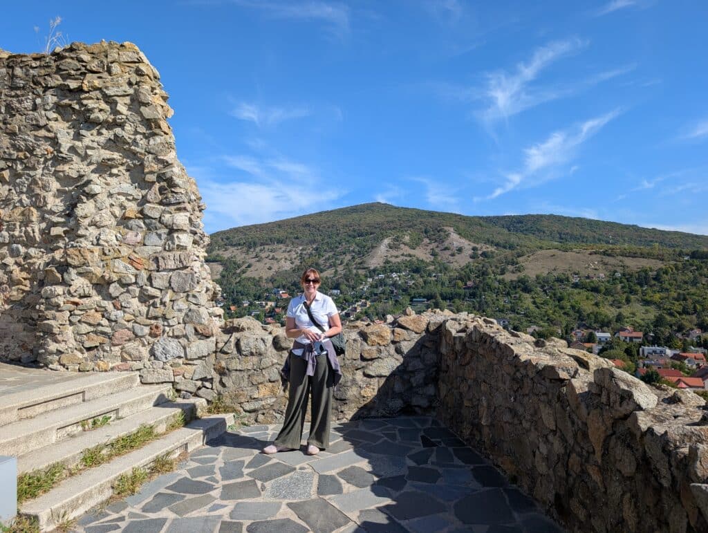 Me visting Devin Castle