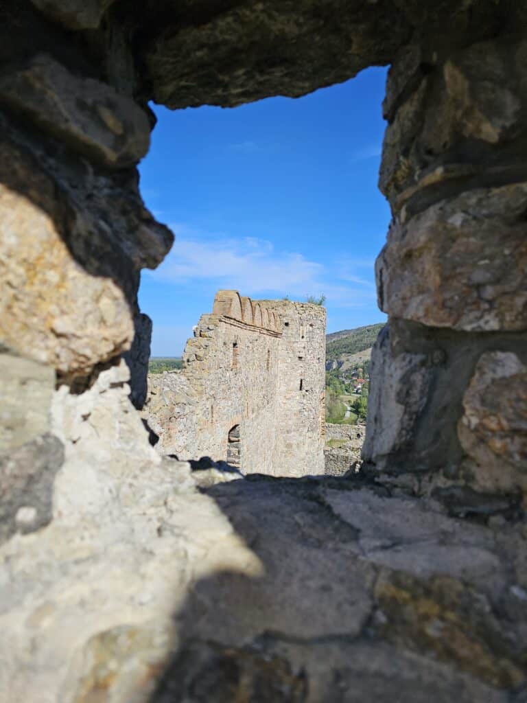 Medieval ruins of Devins Castle