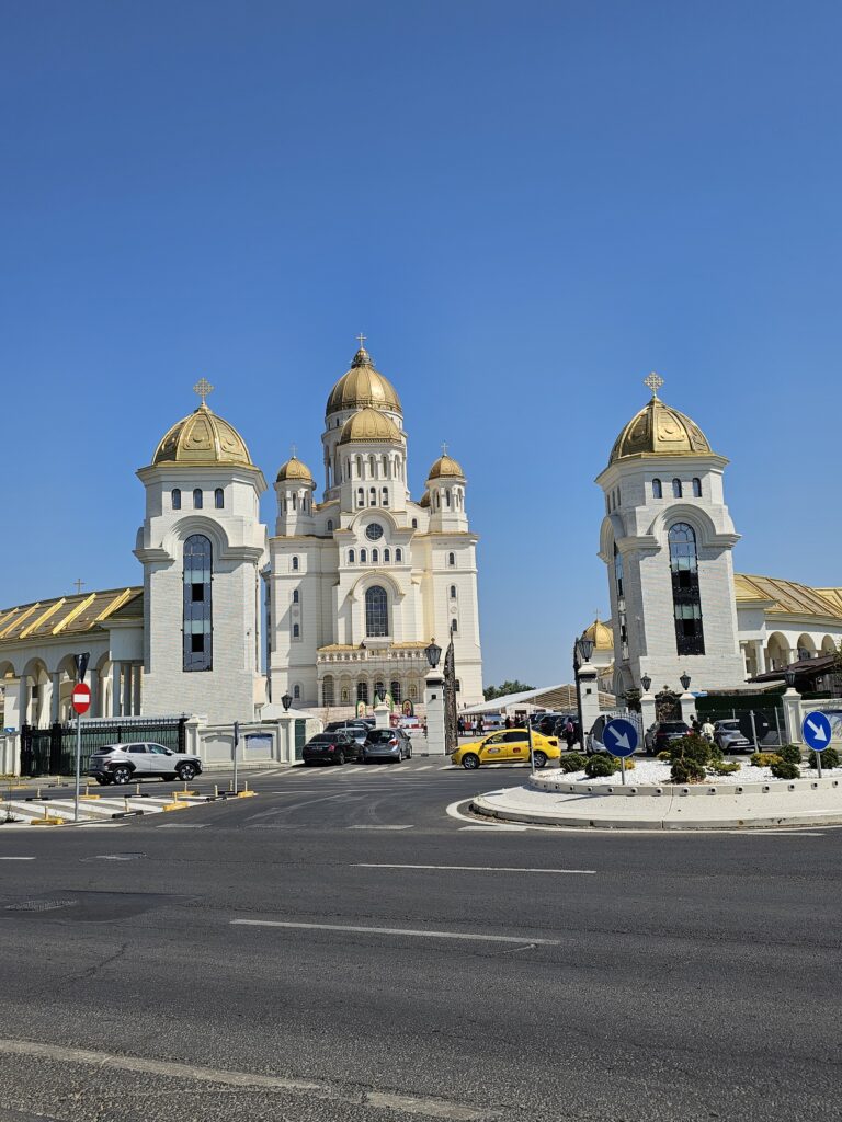 the National Cathedral of Romania, also known as the People's Salvation Cathedral, located in Bucharest.