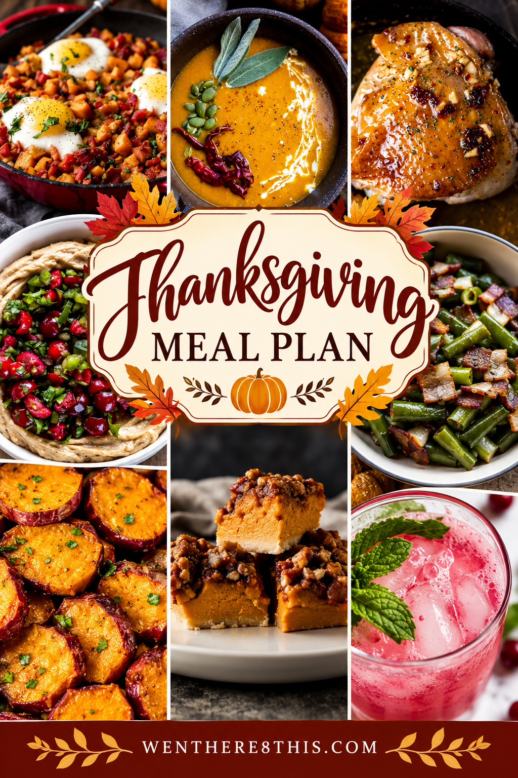 Thanksgiving Meal Plan Collage
