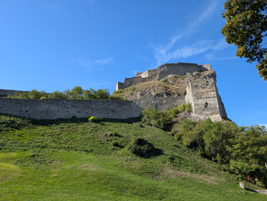 The outer walls of Devin Castle