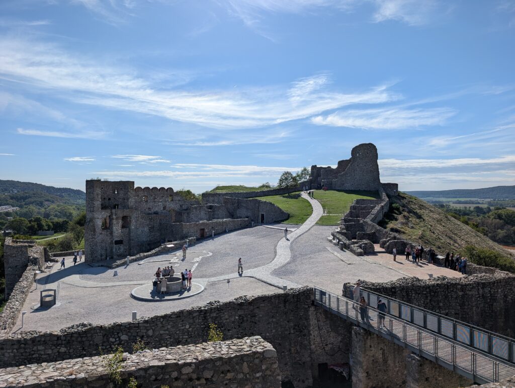 The site of the Royal Palace atop Devin Castle