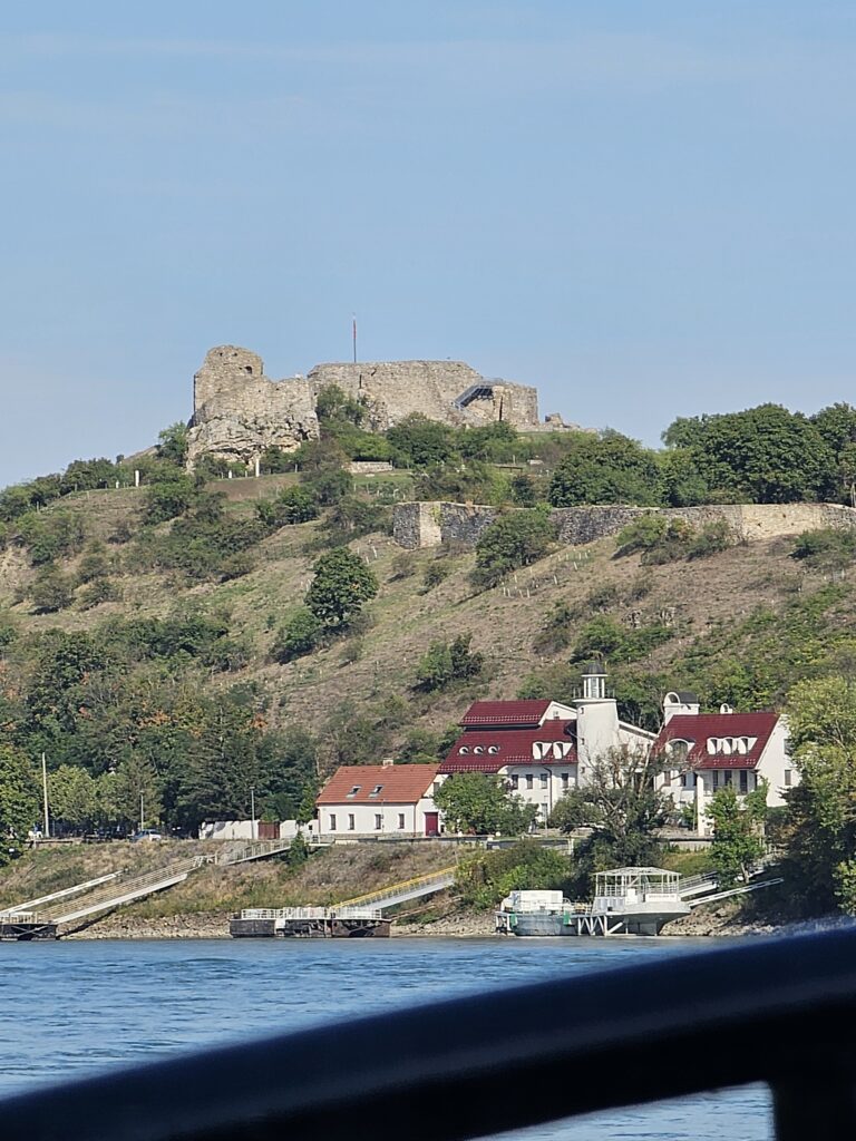 View of Devin Castle from the cruise