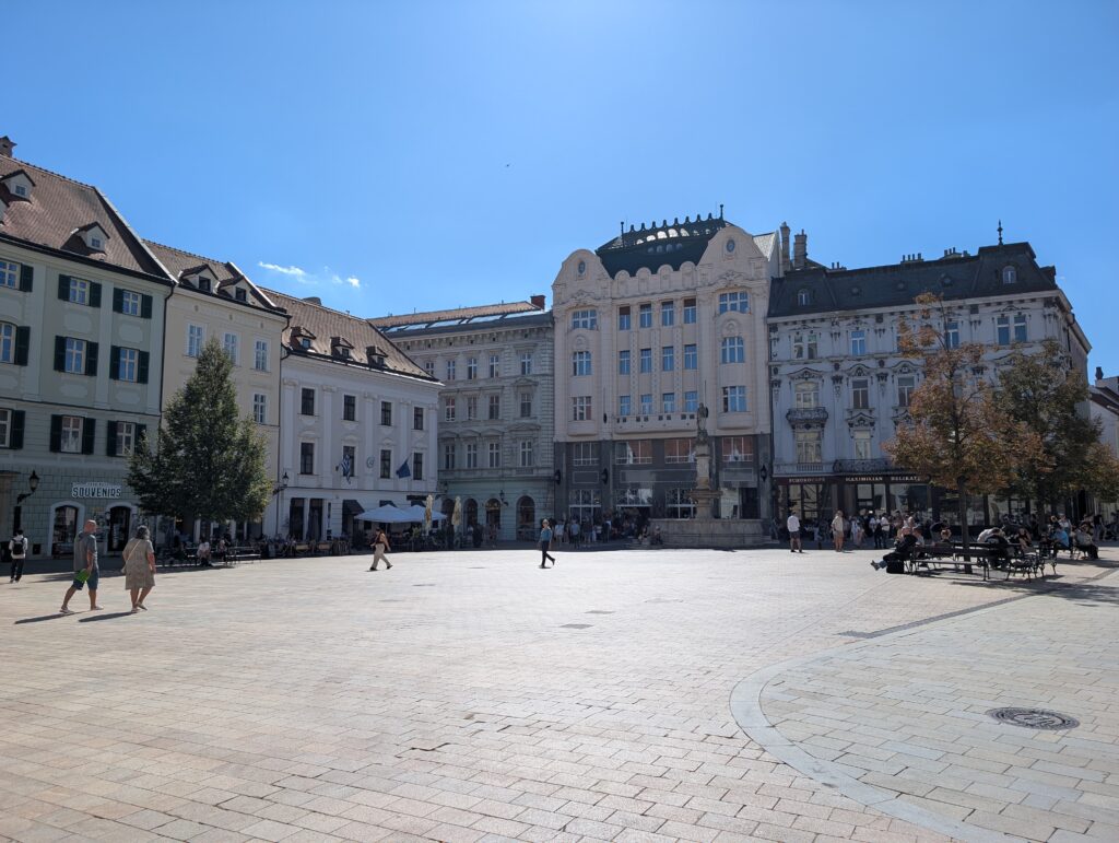Main Square (Hlavné námestie) in the historic Old Town